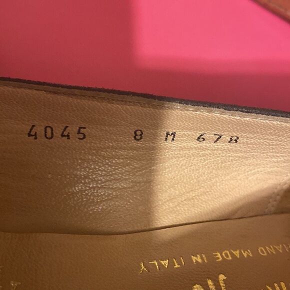 Gravati Per Neiman Marcus Hand Made in Italy All Leather 8 M Suede body - Picture 8 of 8